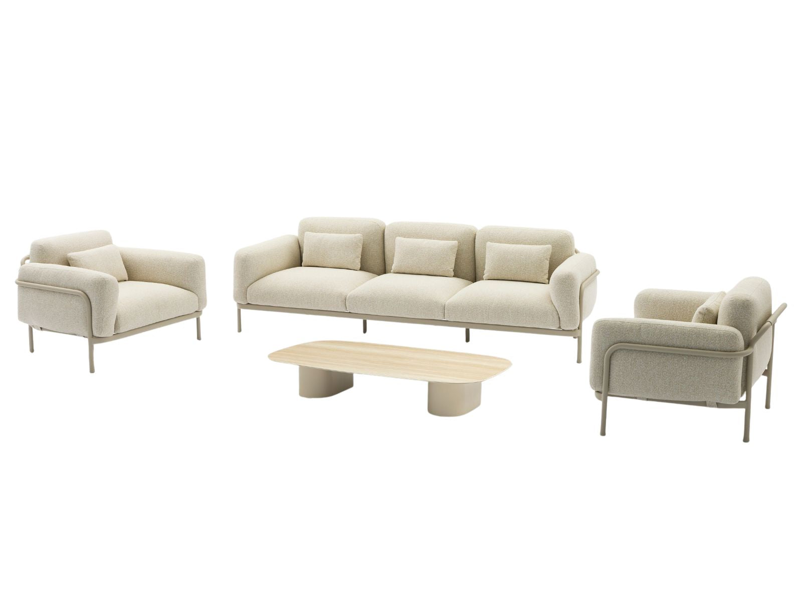 coral sofa set