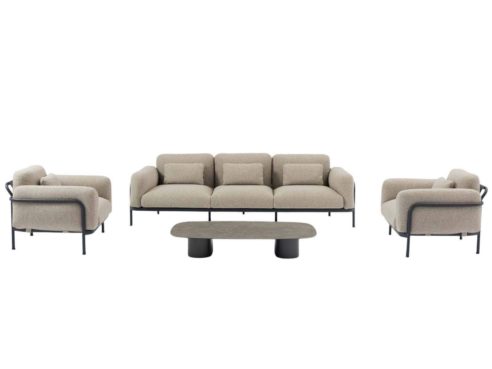 coral sofa set