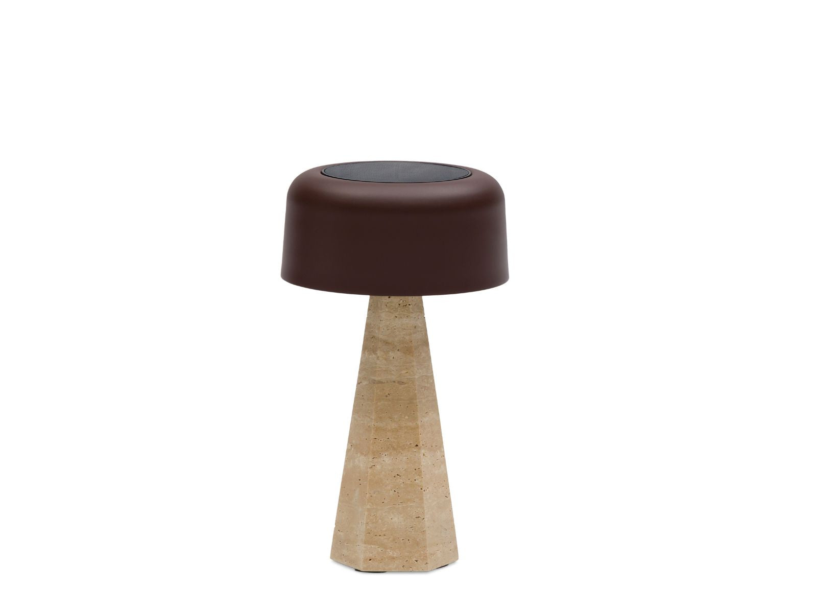 SPARK TRAVERTIN SOLAR LAMP - LARGE